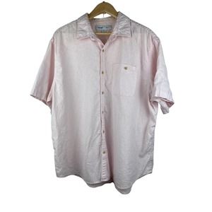 LINEN Slim Fit Blush Pink Button Up Shirt